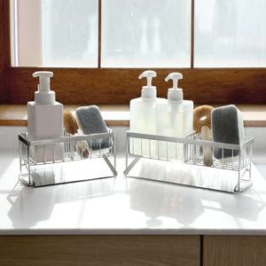 프리미엄 스텐304  베이직 물빠짐 수세미 거치대 (2size)