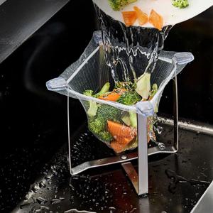 다용도 스텐 거치대 휴지통 음식물쓰레기 컵걸이 주방용품