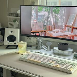 Archon AK22 OSCAFE 유선 저소음 사무용 멤브레인 키보드, 메론소다