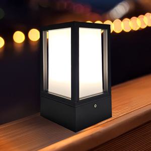 테라스 120 1등 LED 사각 공원 잔디 기둥 문주 데크 카페 야외조명 12cm