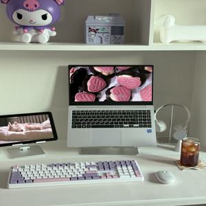 Archon AK22 OSCAFE 유선 저소음 사무용 멤브레인 키보드, 타로라떼