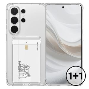 1+1 S26 울트라 업워드 카드 투명 범퍼 젤리 케이스