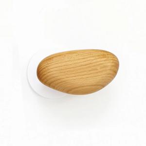 우드 조약돌 방문손잡이 문고리 문손잡이 실린더 도어락 - 원목 나무 손잡이