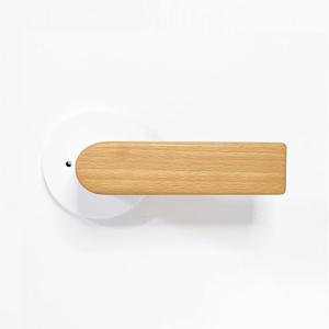 방문손잡이 문고리 문손잡이 실린더 도어락 - 원목 나무 우드 손잡이 B시리즈 386