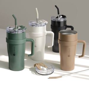 대용량 콜드컵 스텐 빨대 텀블러 1200ml 4컬러