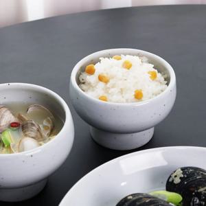 [오늘의집 단독] 핸드메이드 고백자 여주 도자기 주발 밥 그릇 공기 1p