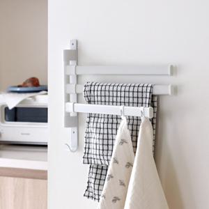 180도 회전하는! 무타공 접이식 행주걸이 건조대 주방 싱크대 행주 키친타올걸이
