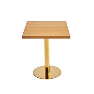 홈 카페 휴게실 심플 베이직 정사각 골드 프레임 800 티테이블 탁자 면담실