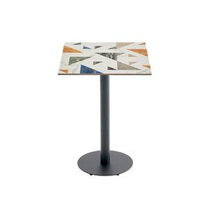 600 홈 카페 유니크 패턴 세라믹 블랙 프레임 정사각 바테이블 미니멀 주방