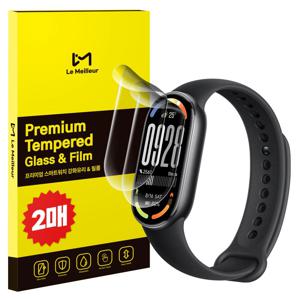 샤오미 미밴드 워치 10 9 8 7 5 풀커버 리얼핏 케이스호환 자가복원 액정보호필름 2매