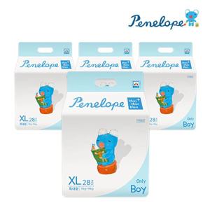 씬씬씬 플러스 팬티 기저귀 특대형 (남아용) 28매X4팩