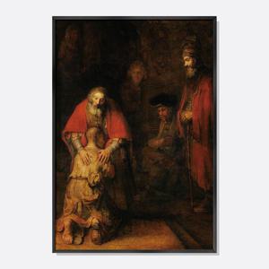 명화 작품 미술 그림 유럽 인테리어 포스터 렘브란트 돌아온 탕자