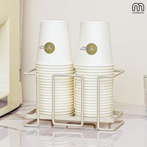 하임 종이컵 2구 디스펜서 홀더 사무실 컵 거치대 탕비실 컵걸이 정리함 보관함 트레이