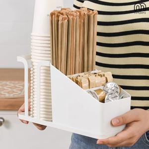 온느 종이컵 디스펜서 홀더 사무실 컵 거치대 탕비실 컵걸이 커피 정리함 보관함 트레이