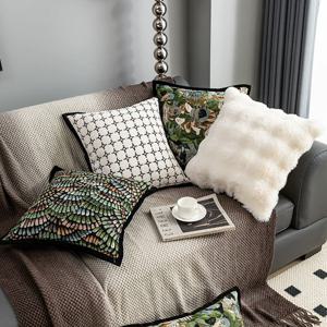 바로크 북유럽 감성 쇼파쿠션 클래식 쿠션커버 45x45 30x50