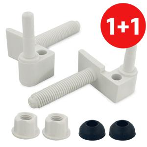 변기뚜껑나사 1+1 변기커버 연결볼트2P 교체 시트고리