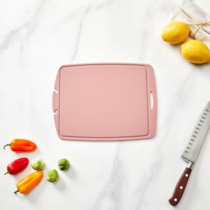 삶아쓰는 실리콘 도마 S 28.5X22CM 핑크