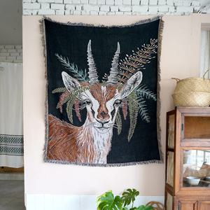 산양 빈티지 소파커버/러그/블랭킷