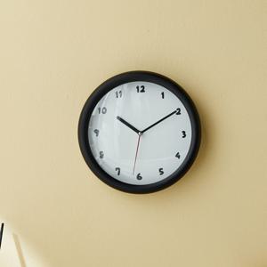 버블 벽시계 블랙앤화이트