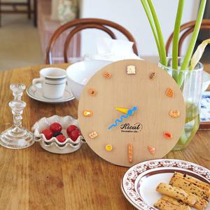 [해외] 브레드 빵순이 인테리어 시계 벽시계 스탠드시계