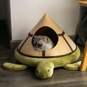 고양이 거북이집 하우스 텐트 강아지집 침대 방석 숨숨집
