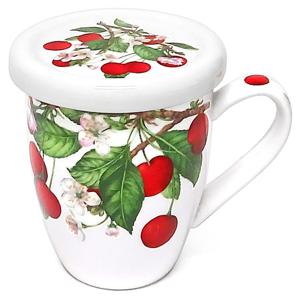 BSF 백산도자기 모던 뚜껑머그 (체리) 머그잔 머그컵 모던뚜껑머그 7013