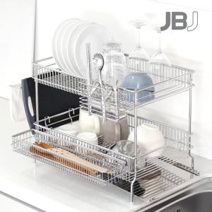 컴플리트 2단 가로형 식기건조대 (대바스켓)