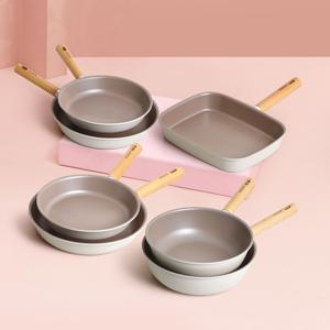 크림 프라이팬 궁중팬 7종 풀세트 (팬24+팬26+웍26+팬28+웍28+사각팬28+팬30)