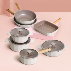 크림 IH 마스터 7종 세트(편수냄비1P+양수냄비2P+전골냄비1P+프라이팬2P+궁중팬1P)