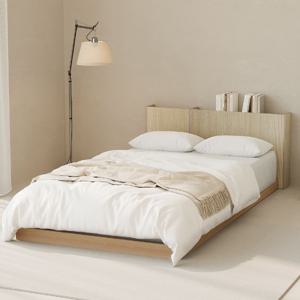 E0등급 포근 저상형 우드 침대 프레임 SS/Q