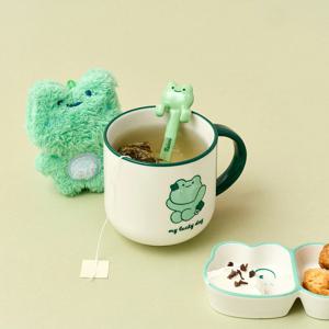 햅삐데이 레이니 머그컵 스푼 SET 350ml