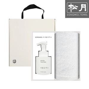 스노우 세면타월 120g 1매 + 생활공작소 핸드워시250ml 선물세트 답례품