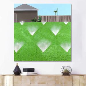 데이비드 호크니 잔디밭 스프링클러 캔버스 액자 거실 사무실 인테리어 그림