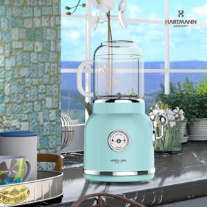 HMB-S1708M 민트 레트로믹서 블렌더 소형 미니 가정용믹서기 6중칼날