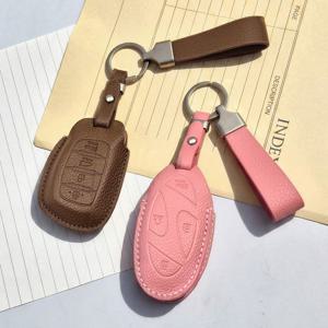 현대 차 키케이스 아반떼CN7 그랜저GN7 싼타페 스마트 키홀더 가죽 각인 서비스