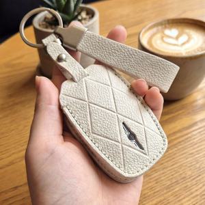 제네시스 차 키케이스 자동차 스마트 키홀더 가죽 G80 GV80 GV70