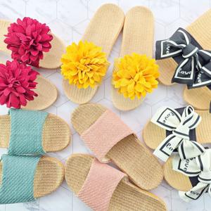 라탄 거실 실내화 여름 왕골 마 슬리퍼