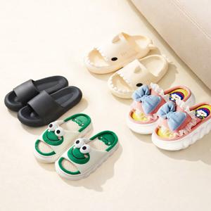 1+1 저소음 EVA 통굽 슬리퍼 사무실 학생 쿠션 실내화 집들이선물 10종