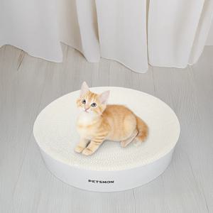 펫츠몬 고양이 양면 써클 크라프트 스크래쳐 화이트 1개 45 x 45 x 8 cm