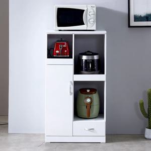 하이렌지 듀얼 콤보 수납장 렌지대 밥솥 선반 원룸 1인 주방 화이트 그레이 650