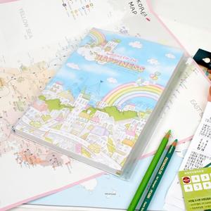 해피니스 지퍼백 가계부 만년 캐쉬북 영수증 보관 카드 수납 다이어리