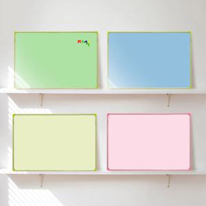 아기자석보드 어린이칠판 자석 컬러 소형 얇은프레임 화이트보드 가정용 메모