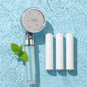 클린업 다중필터 파워수압 녹물제거 정수3중필터 샤워기+필터3개 세트