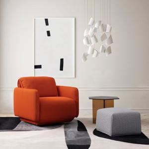 빅토르(VIKTOR) 1인 소파형 암체어 6colors