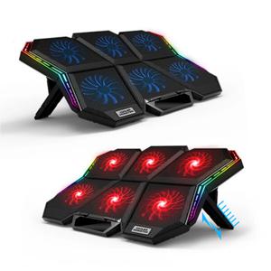 쿨러몬스터 F6 RGB 노트북 쿨러 거치대