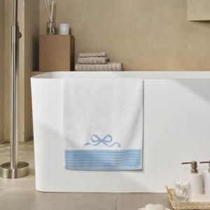 라피니라 리본 세면타월 BLUE 40X80cm 200g