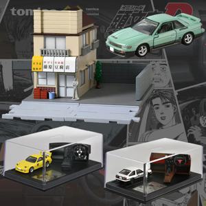 토미카 프리미엄 이니셜D 4종세트 두부가게 스티어링 뷰 닛산 실비아 디오라마 모형 장식