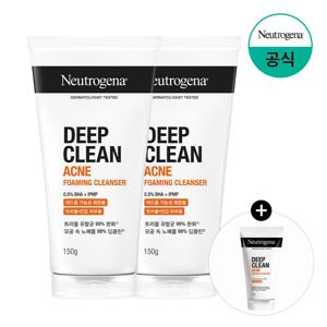 딥클린 아크네 포밍 클렌져 150gx2+(증정)N 아크네폼 40g