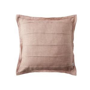 플리트 린넨 쿠션커버_핑크