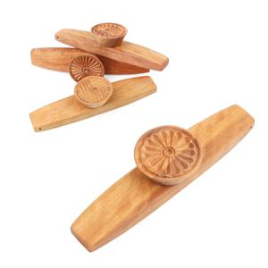 원목 손잡이 원형떡틀 1개입 ( 전통체험 떡틀 다식판 떡만들기 베이킹 쿠키 문양도장 )